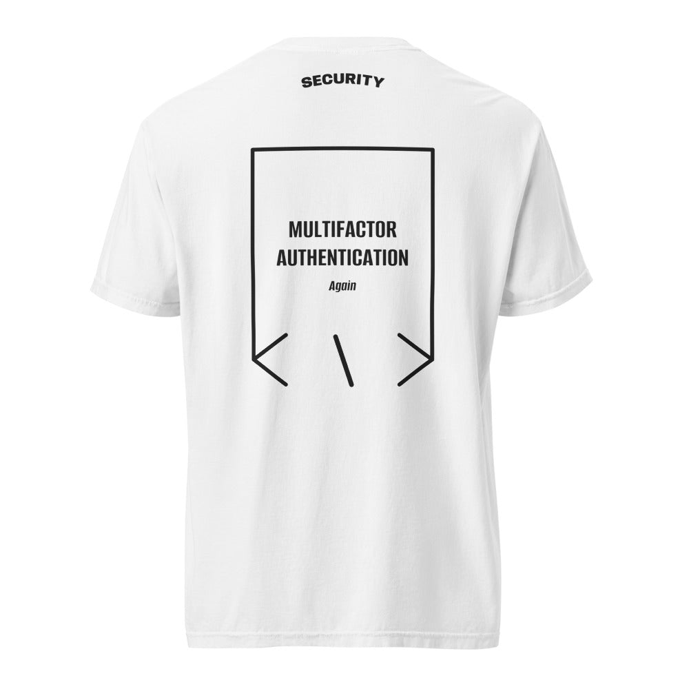 Multifactor Authentication — White Black back mockup