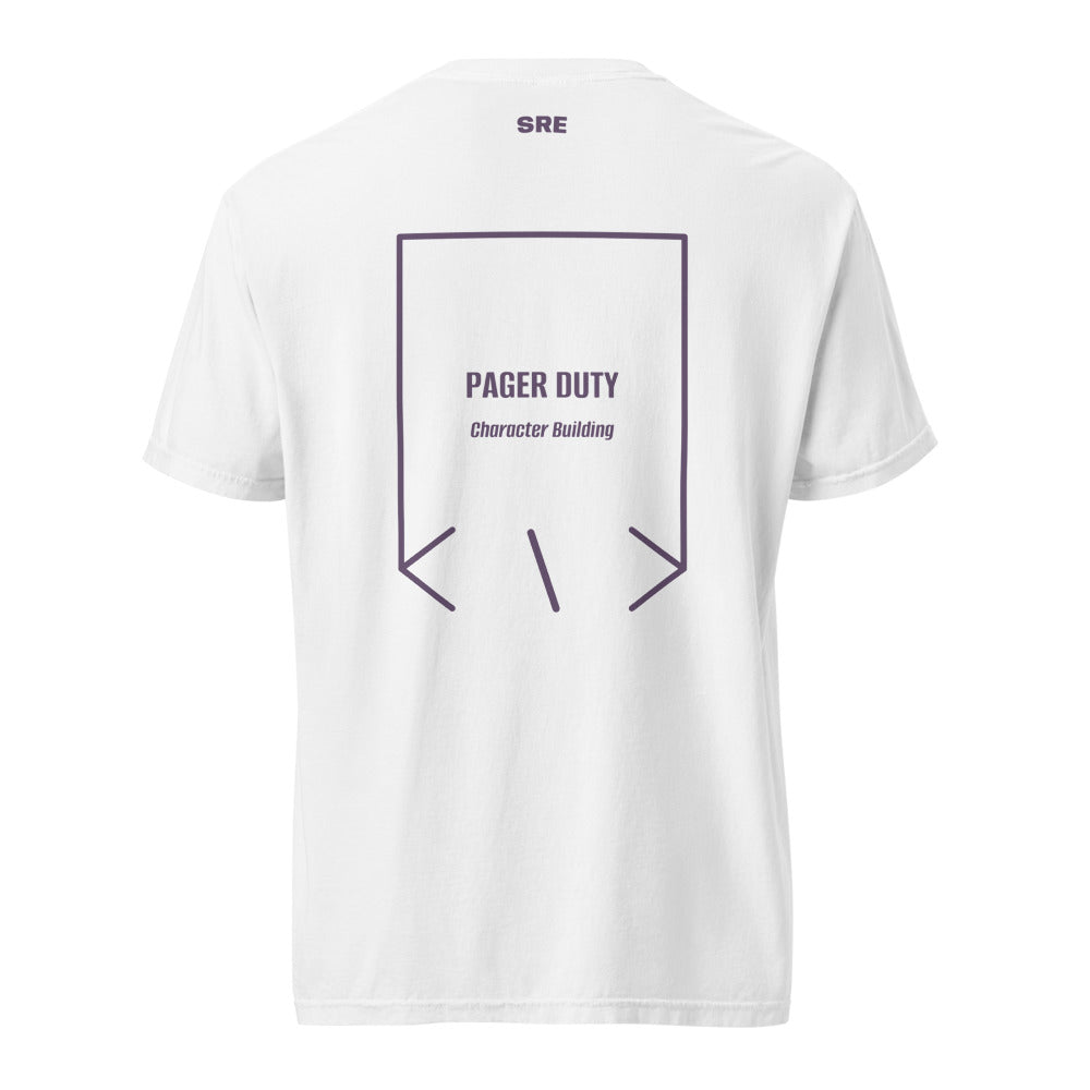 Pager Duty — White Grape back mockup