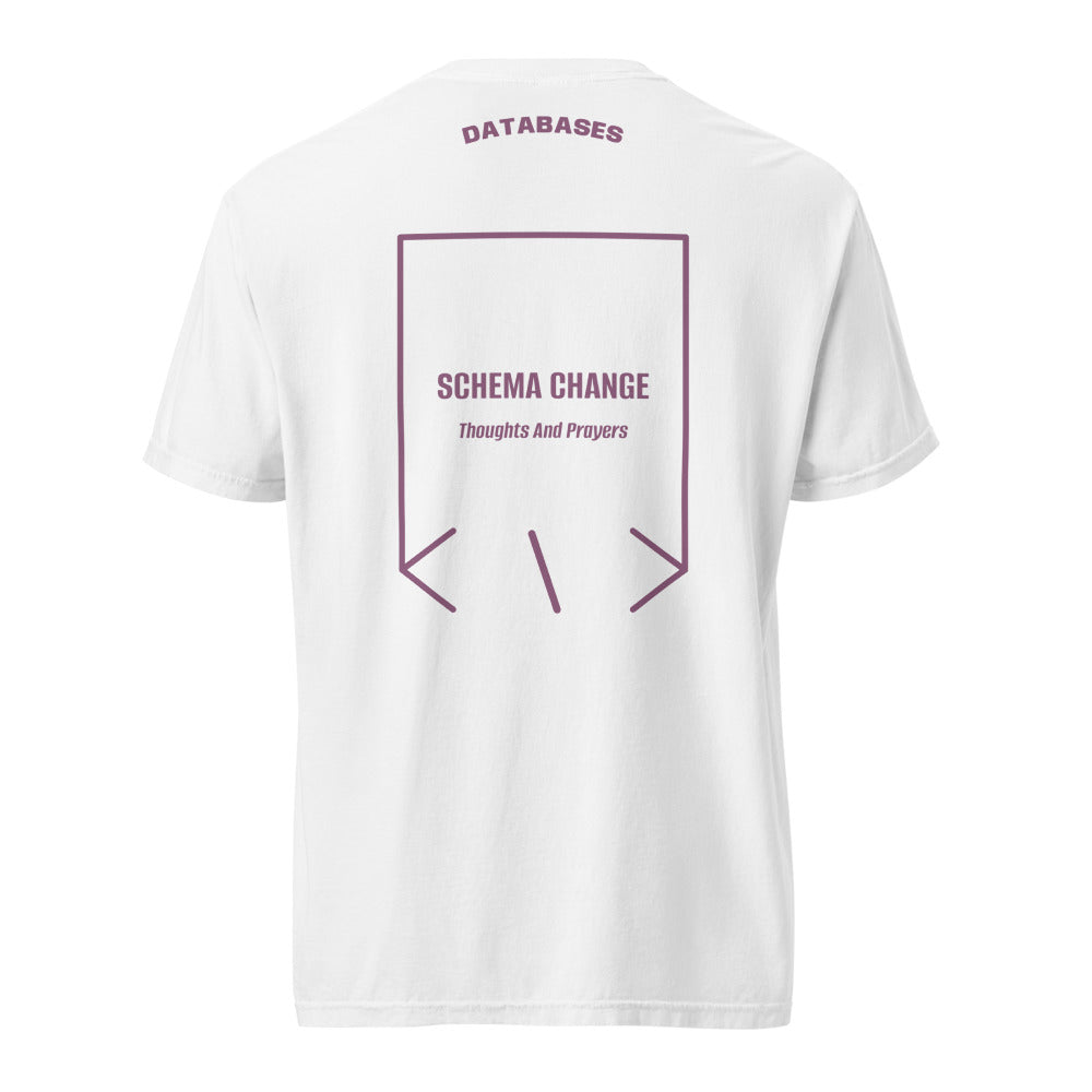 Schema Change — White Berry back mockup