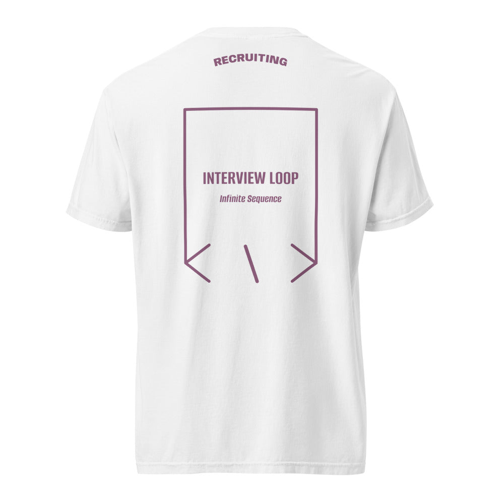 Interview Loop — White Berry back mockup