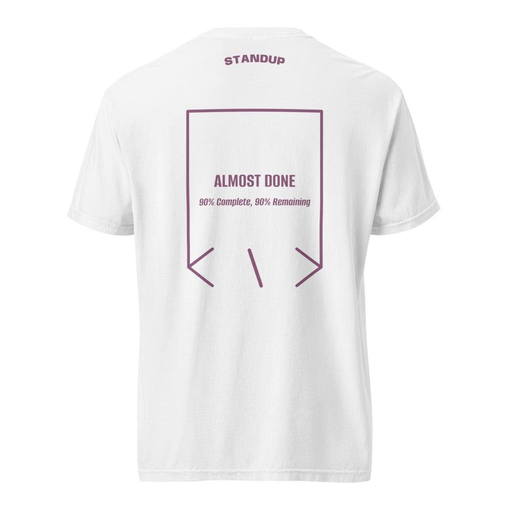 Almost Done — White Berry back mockup