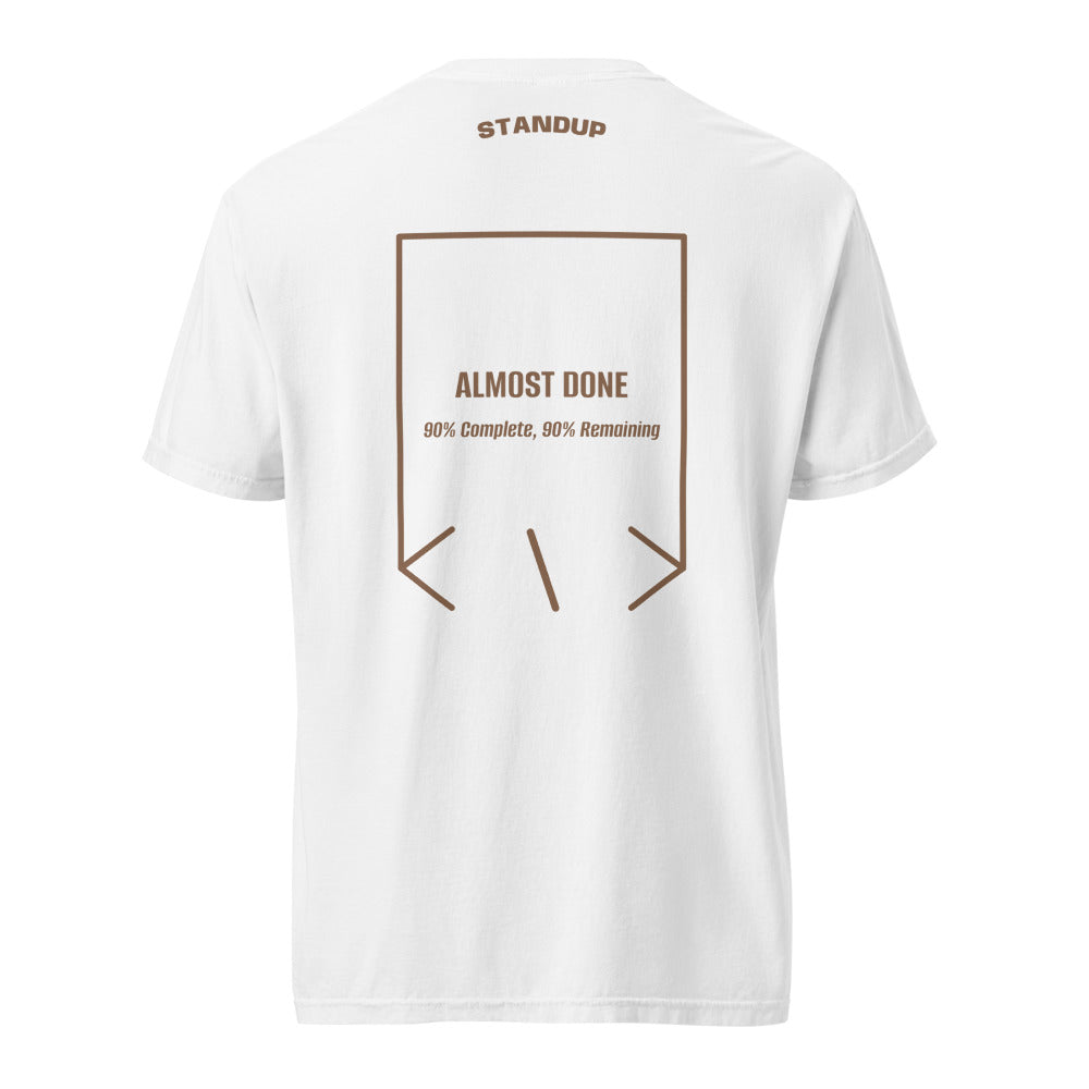 Almost Done — White Espresso back mockup