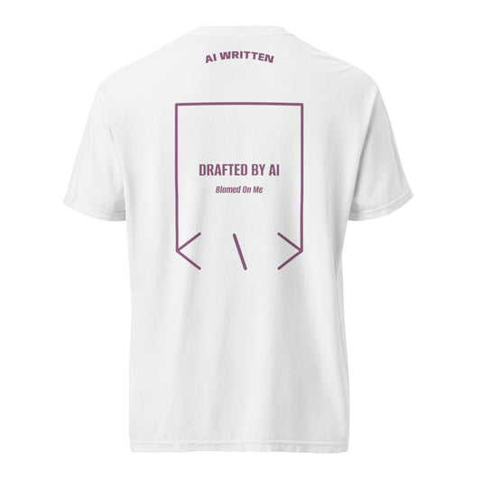 Drafted By AI — secondary back mockup