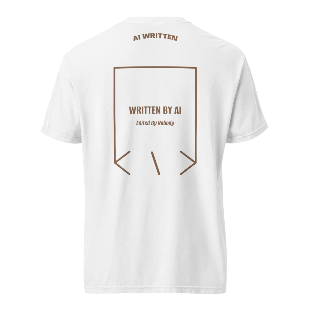 Written By AI — White Espresso back mockup