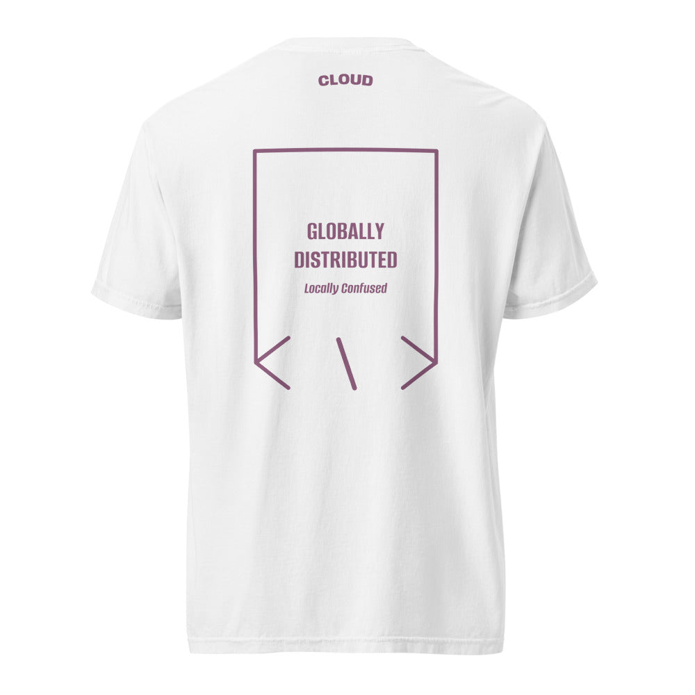Globally Distributed — White Berry back mockup