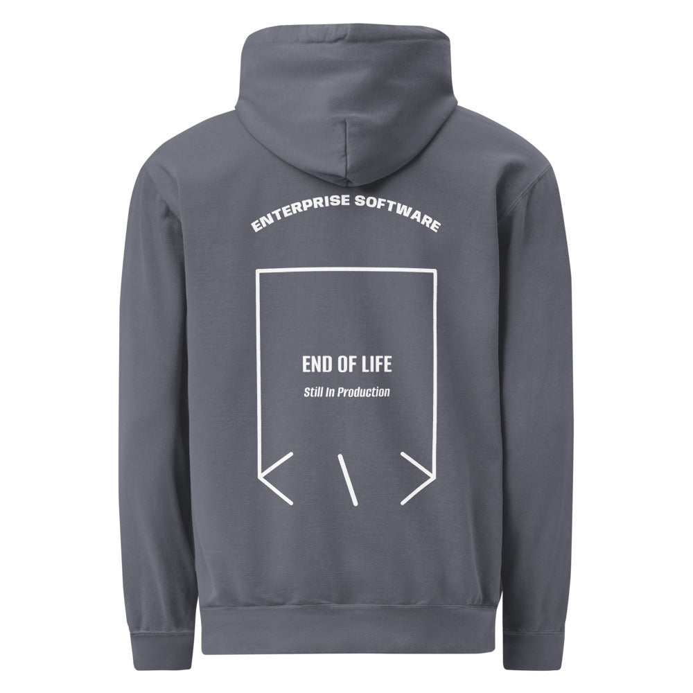 End Of Life — Denim White back mockup