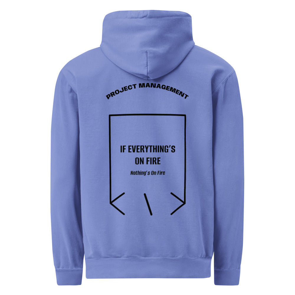 If Everything’s On Fire — Flo Blue Black back mockup
