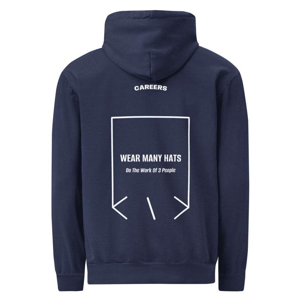 Wear Many Hats — True Navy White back mockup