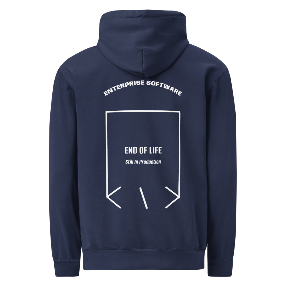 End Of Life — True Navy White back mockup