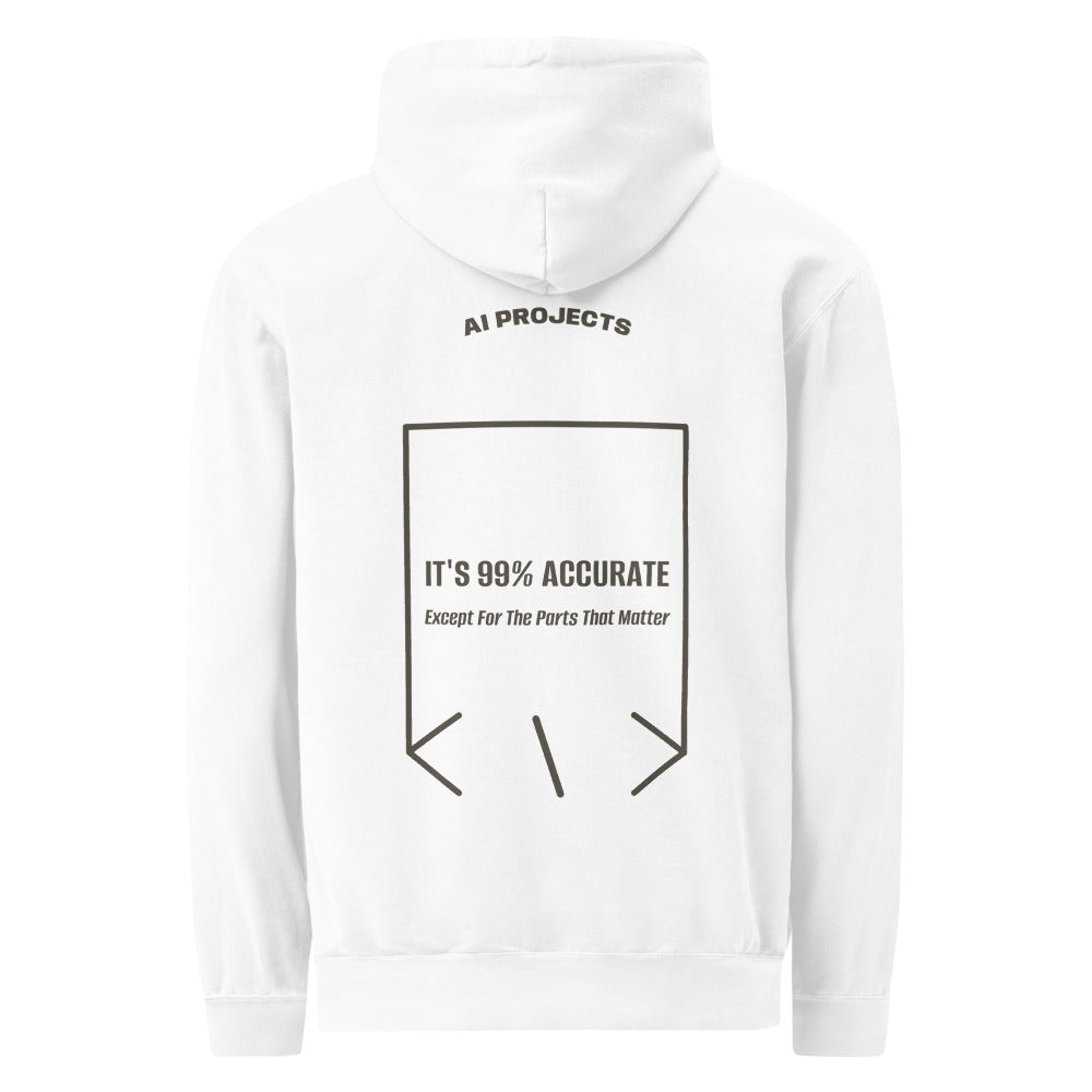 It's 99% Accurate — White Pepper back mockup