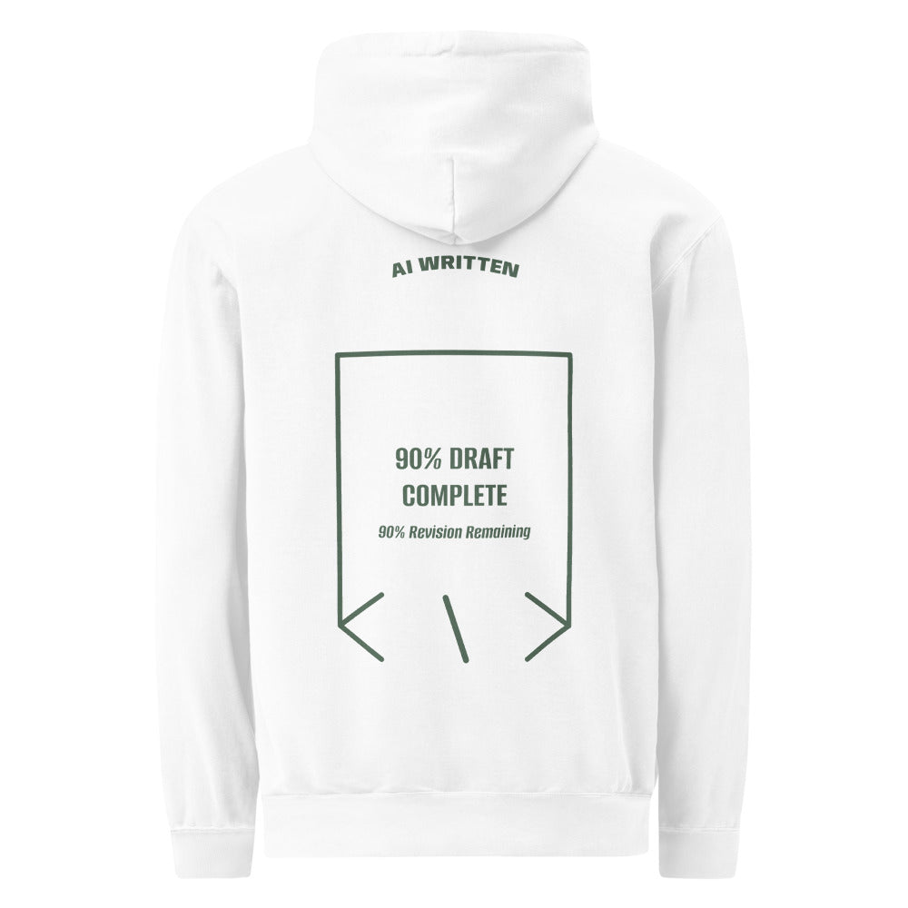 90% Draft Complete — White Blue Spruce back mockup