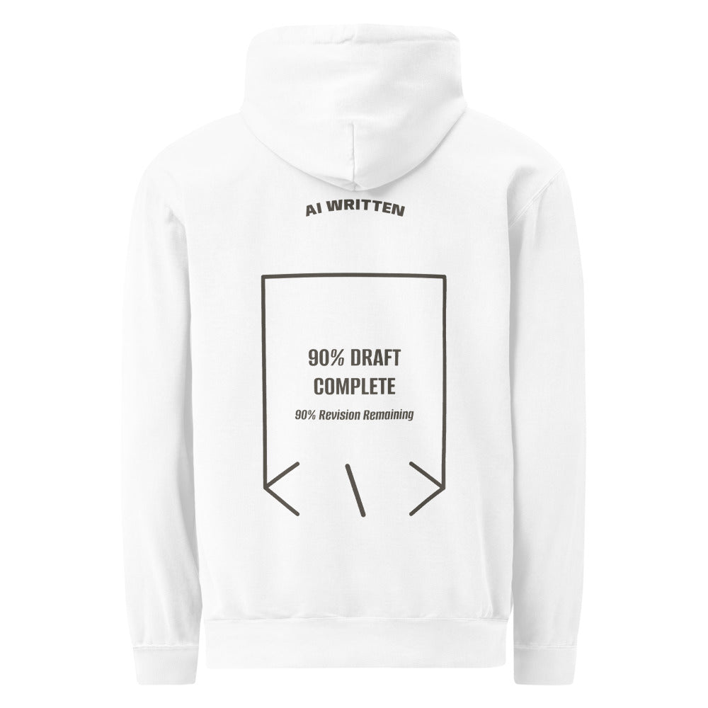 90% Draft Complete — White Pepper back mockup