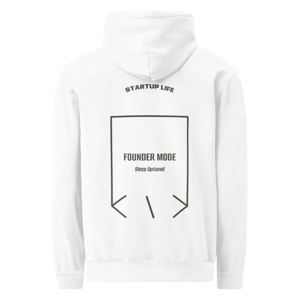 Founder Mode — White Pepper back mockup