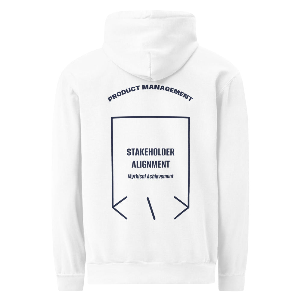 Stakeholder Alignment — White True Navy back mockup