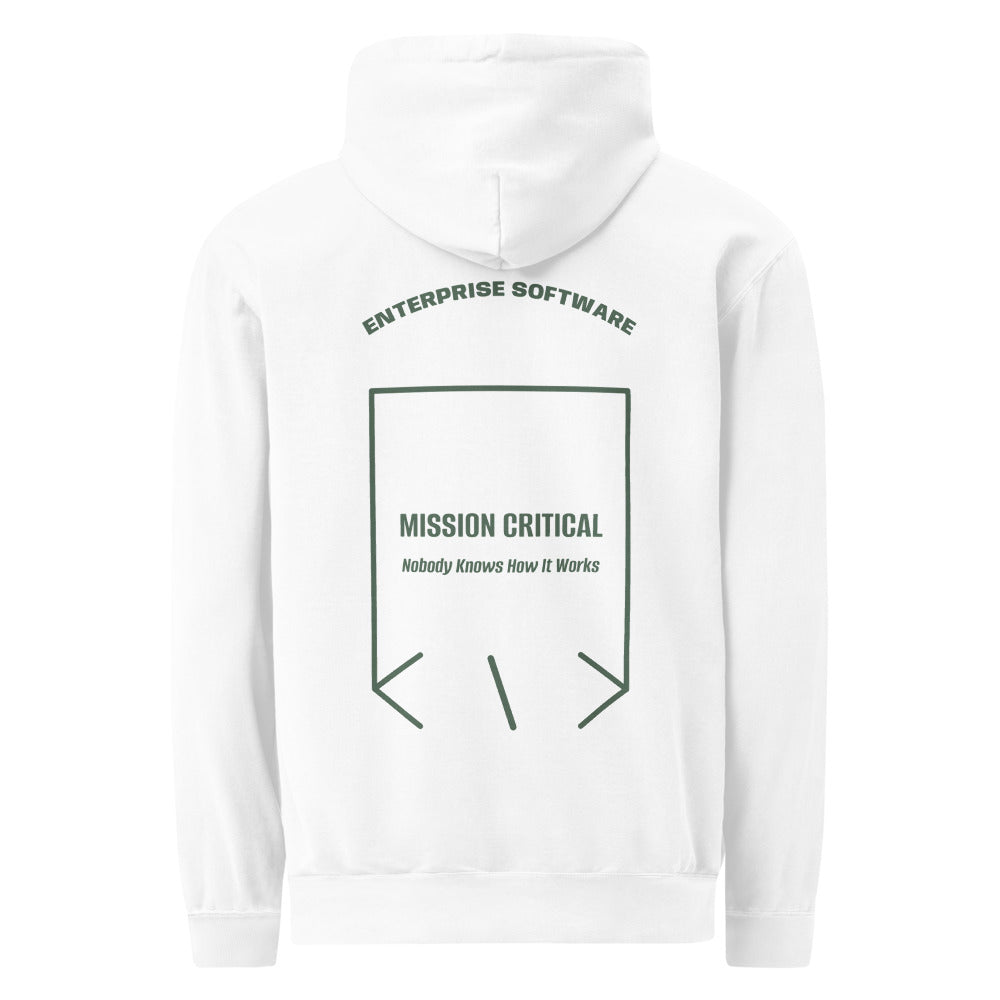 Mission Critical — White Blue Spruce back mockup