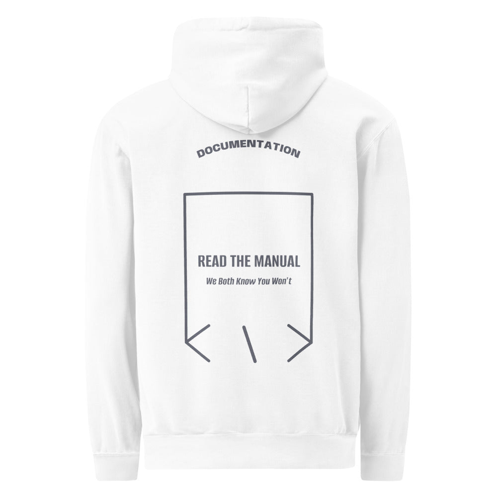 Read The Manual — White Denim back mockup