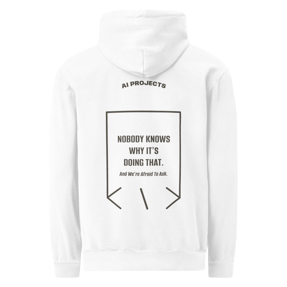 Nobody Knows Why It's Doing That. — White Pepper back mockup