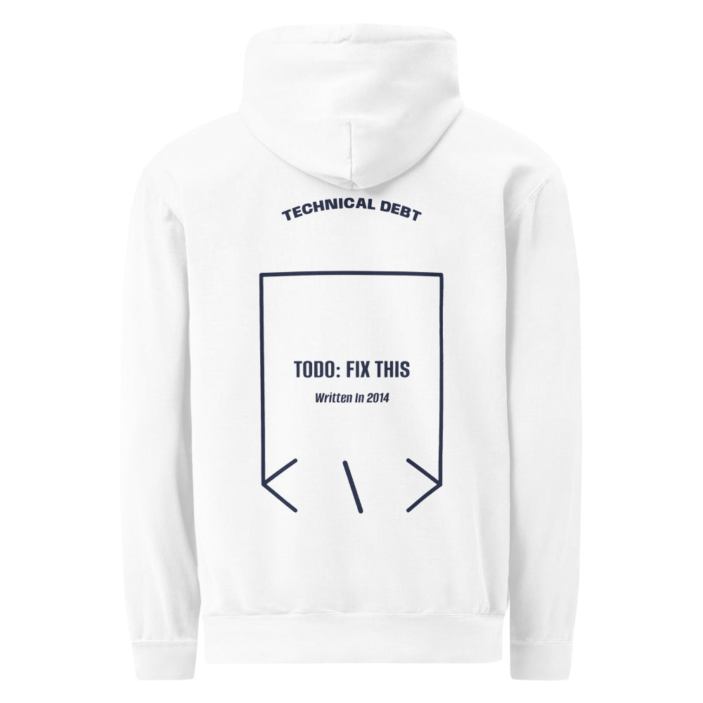 TODO: Fix This — White True Navy back mockup