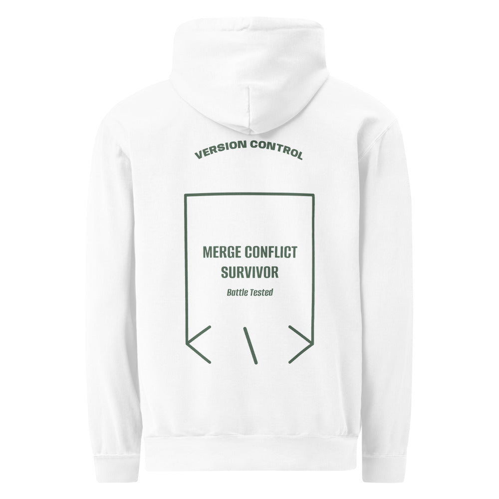 Merge Conflict Survivor — White Blue Spruce back mockup