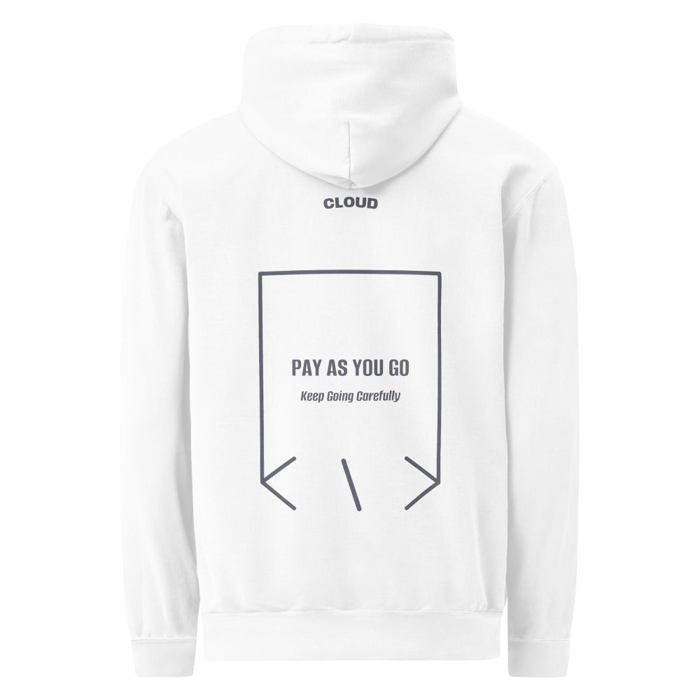 Pay As You Go — White Denim back mockup