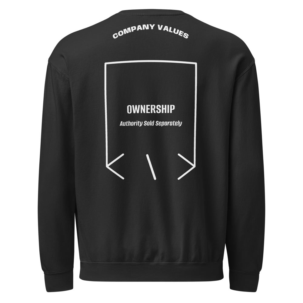 Ownership — Black White back mockup