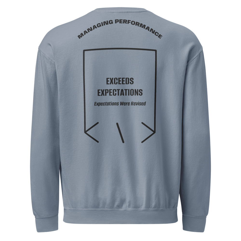 Exceeds Expectations — secondary back mockup