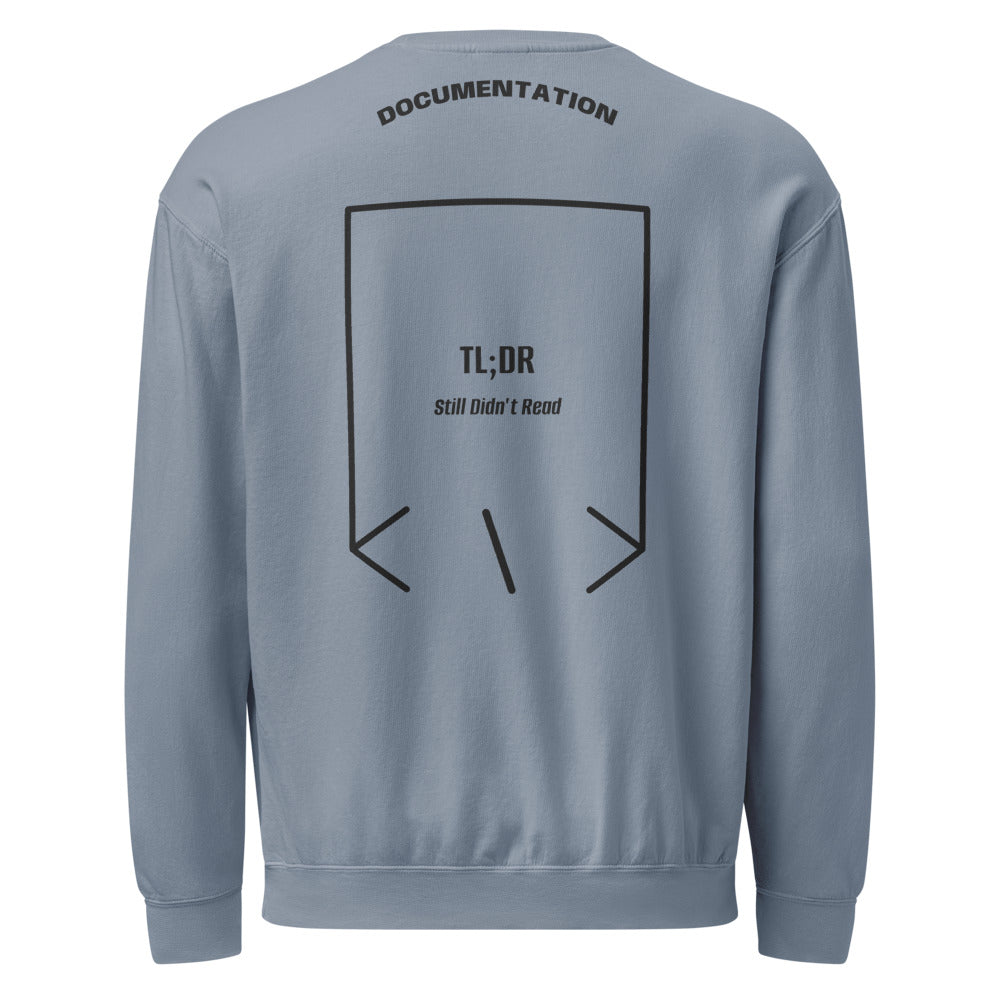 TL;DR — Blue Jean Black back mockup