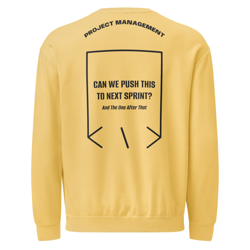 Can We Push This To Next Sprint? — Butter Black back mockup