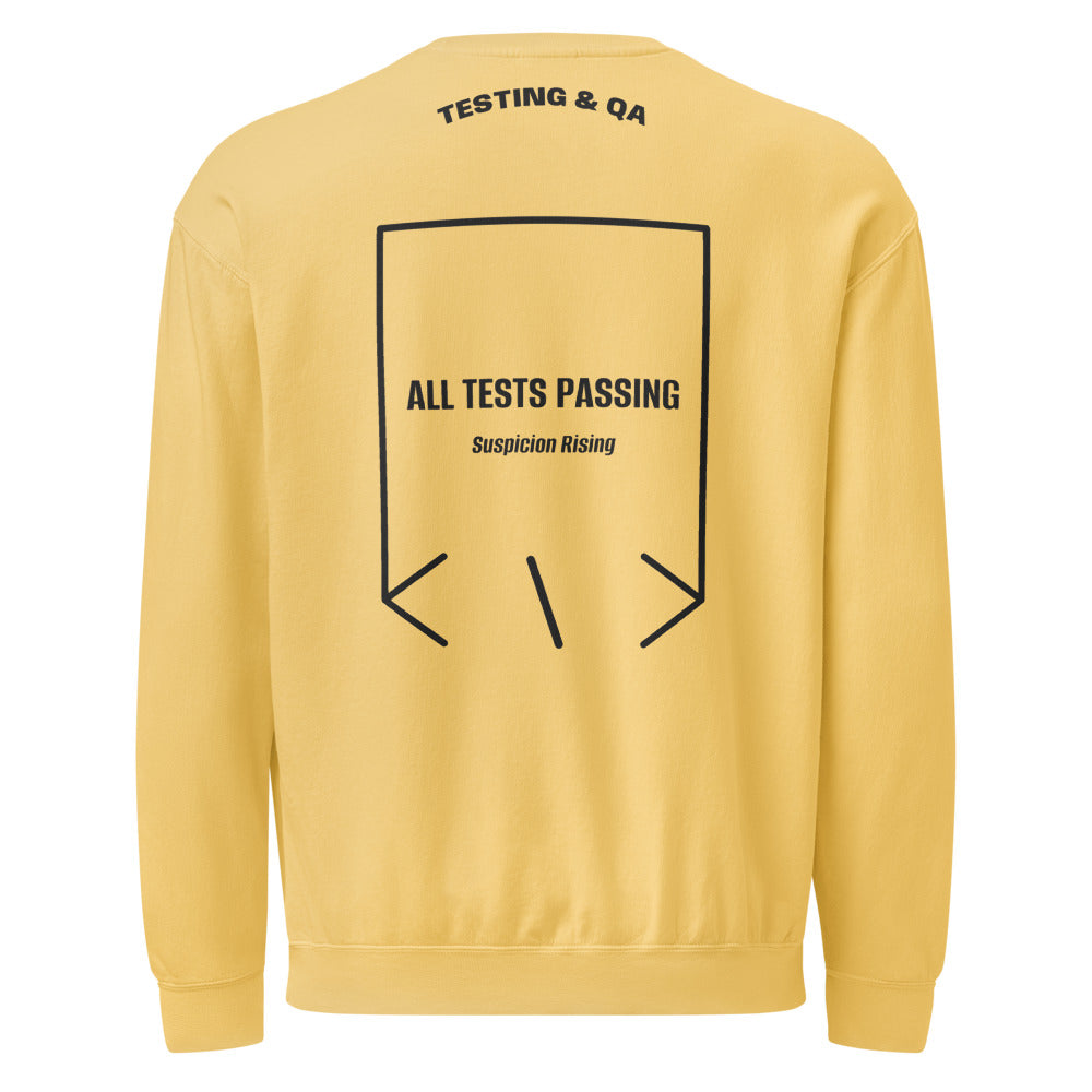 All Tests Passing — Butter Black back mockup