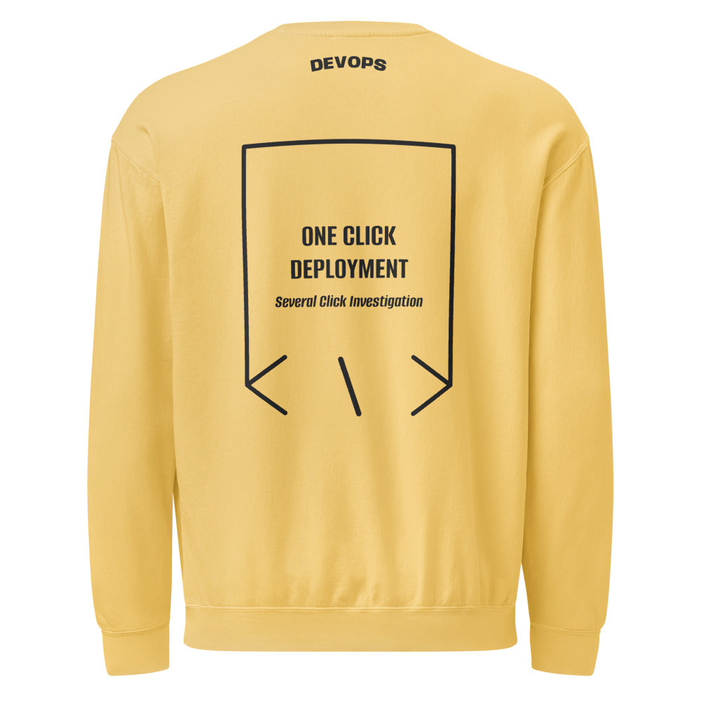 One Click Deployment — Butter Black back mockup