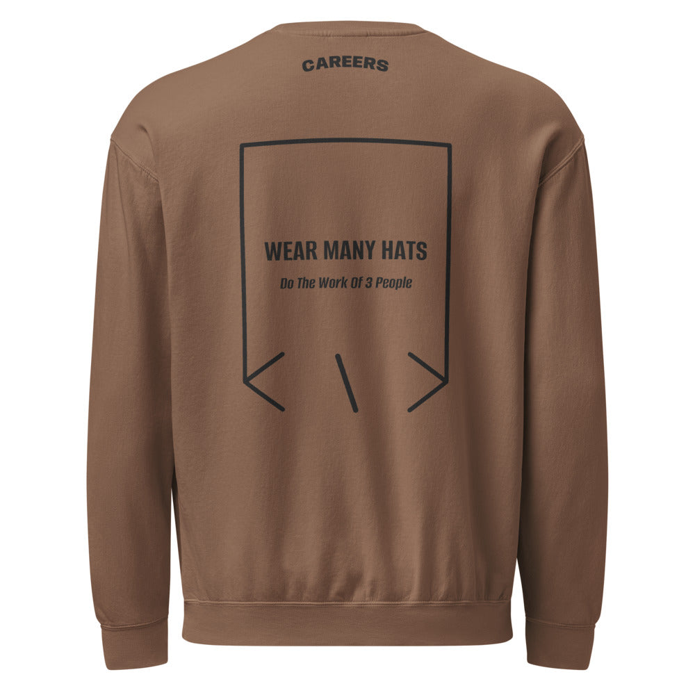 Wear Many Hats — secondary back mockup