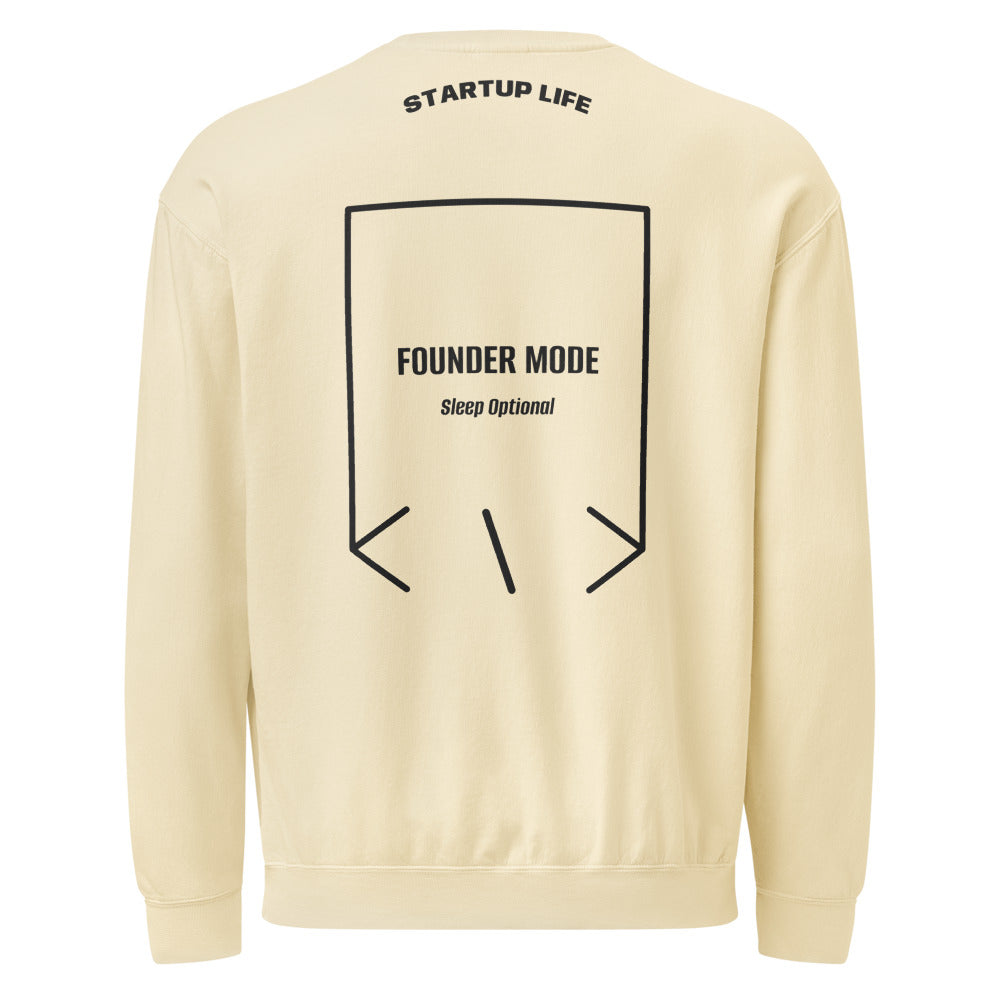 Founder Mode — Ivory Black back mockup