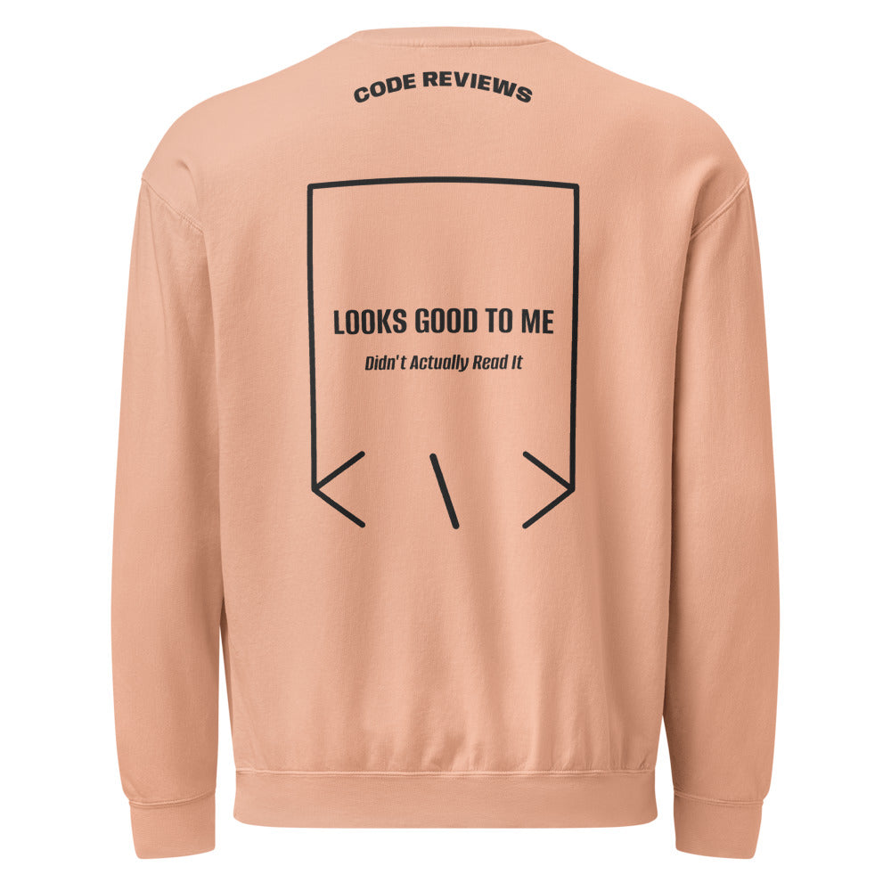 Looks Good To Me — Peachy Black back mockup