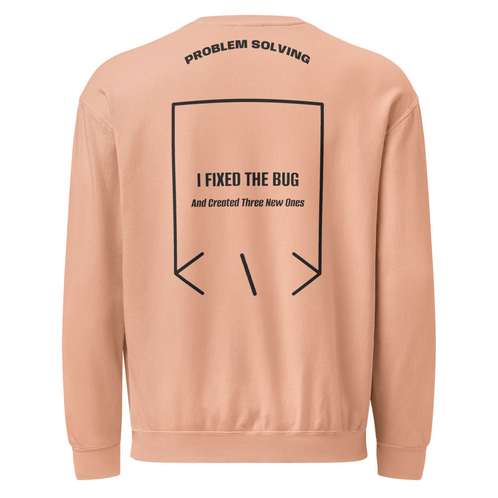 I Fixed The Bug — secondary back mockup