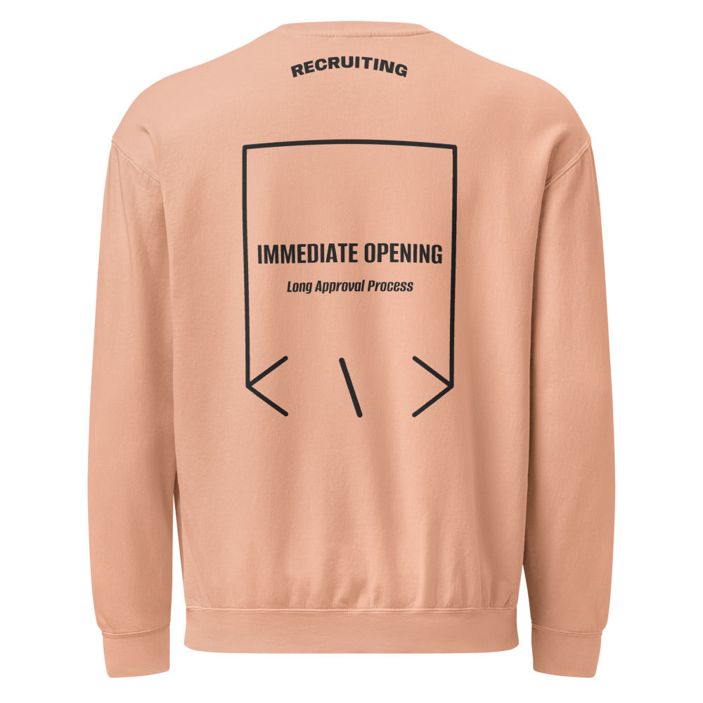Immediate Opening — Peachy Black back mockup