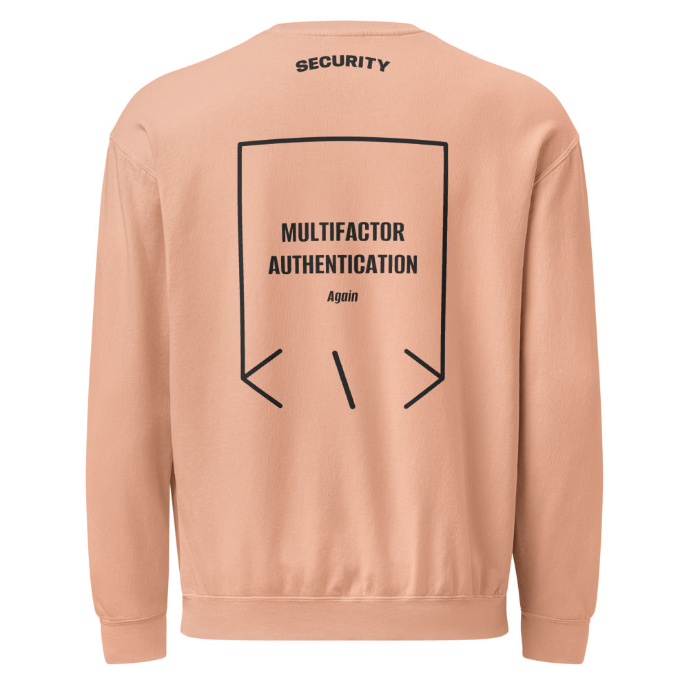 Multifactor Authentication — Peachy Black back mockup