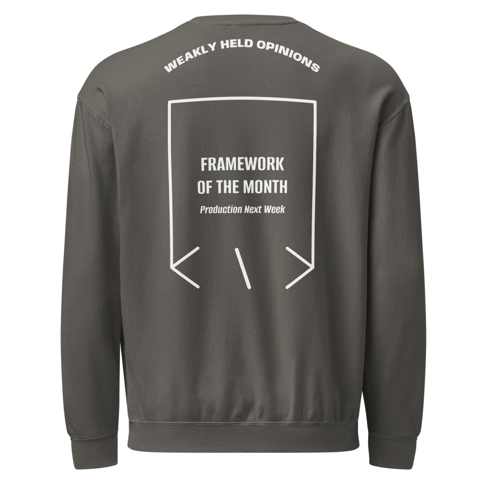 Framework Of The Month — Pepper White back mockup