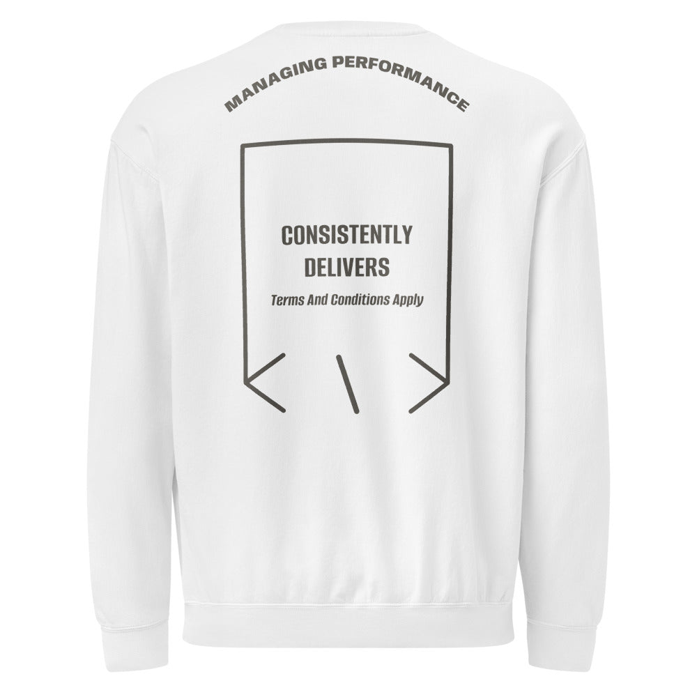 Consistently Delivers — White Pepper back mockup