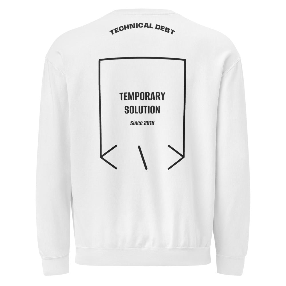 Temporary Solution — secondary back mockup