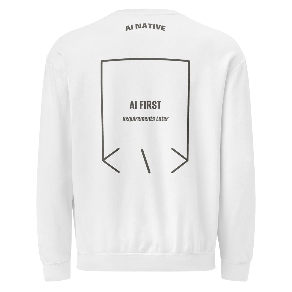 AI First — White Pepper back mockup