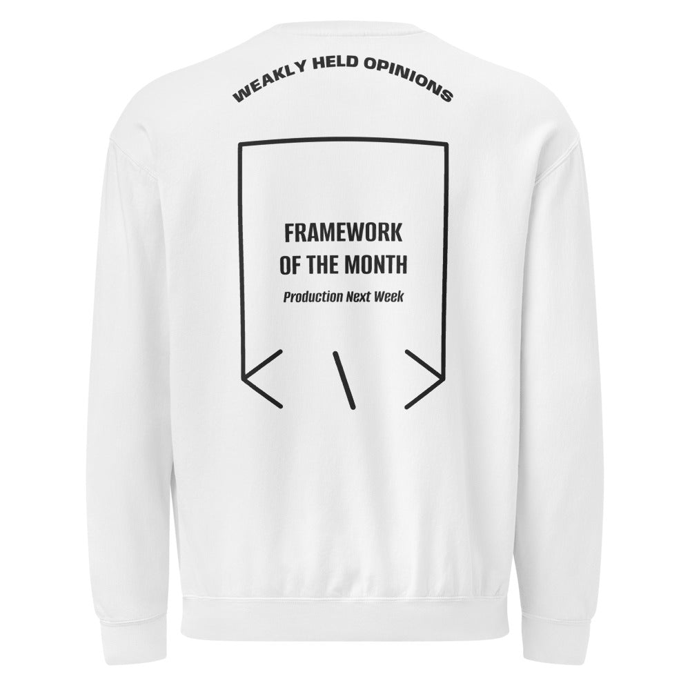 Framework Of The Month — White Black back mockup