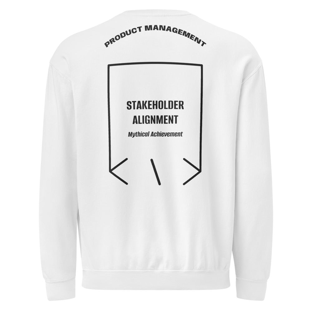 Stakeholder Alignment — White Black back mockup
