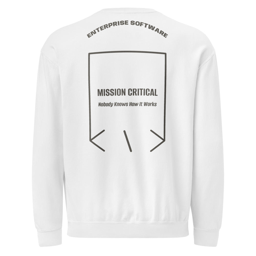 Mission Critical — White Pepper back mockup