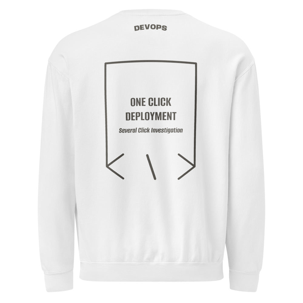 One Click Deployment — White Pepper back mockup