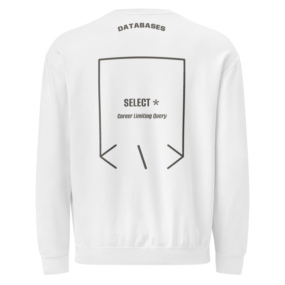 SELECT * — White Pepper back mockup