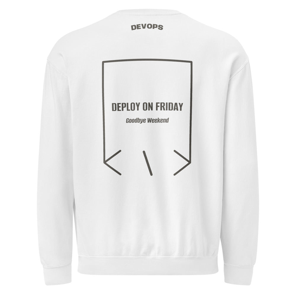 Deploy On Friday — secondary back mockup
