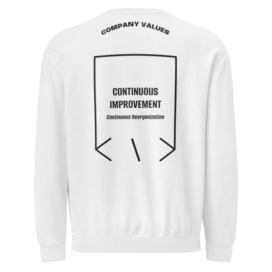 Continuous Improvement — secondary back mockup