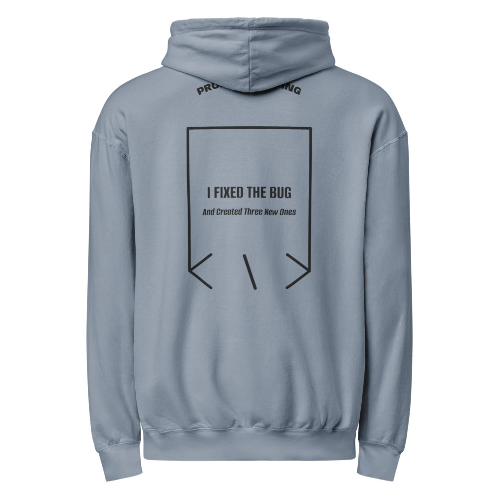 I Fixed The Bug — Blue Jean Black back mockup