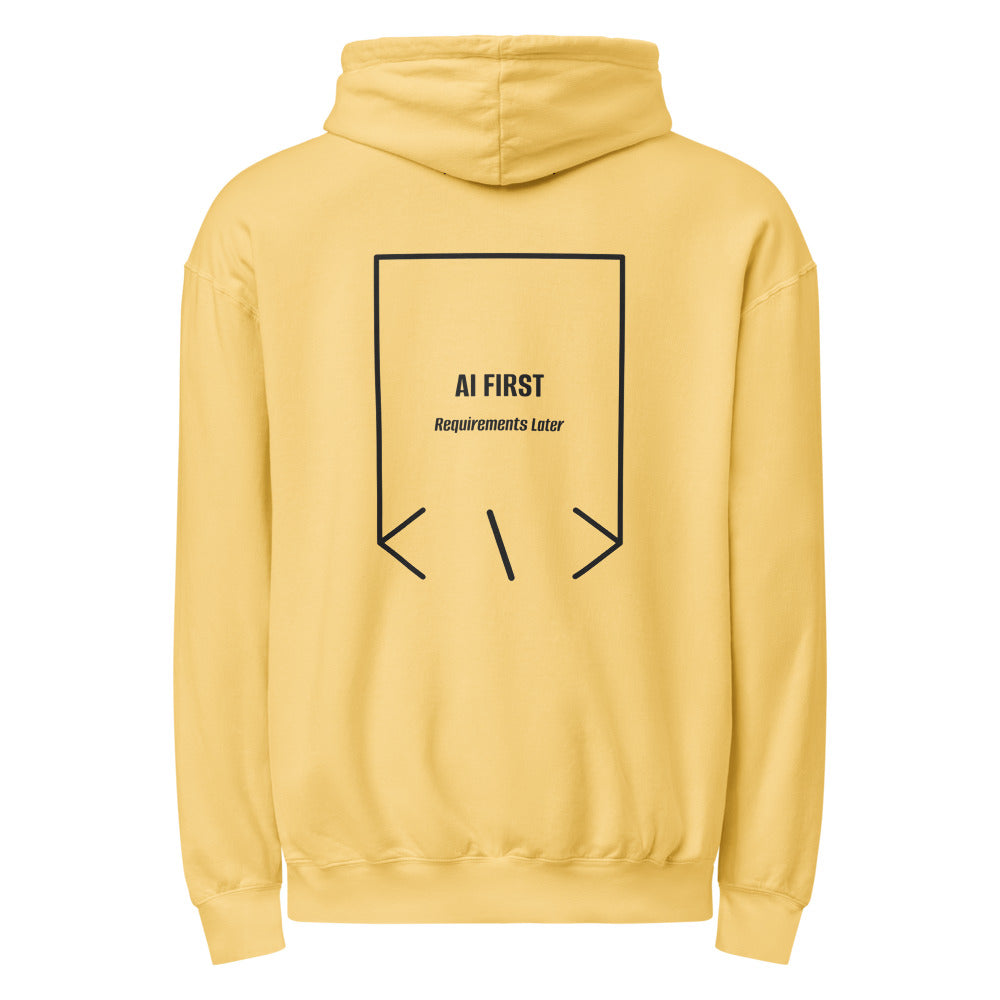 AI First — Butter Black back mockup
