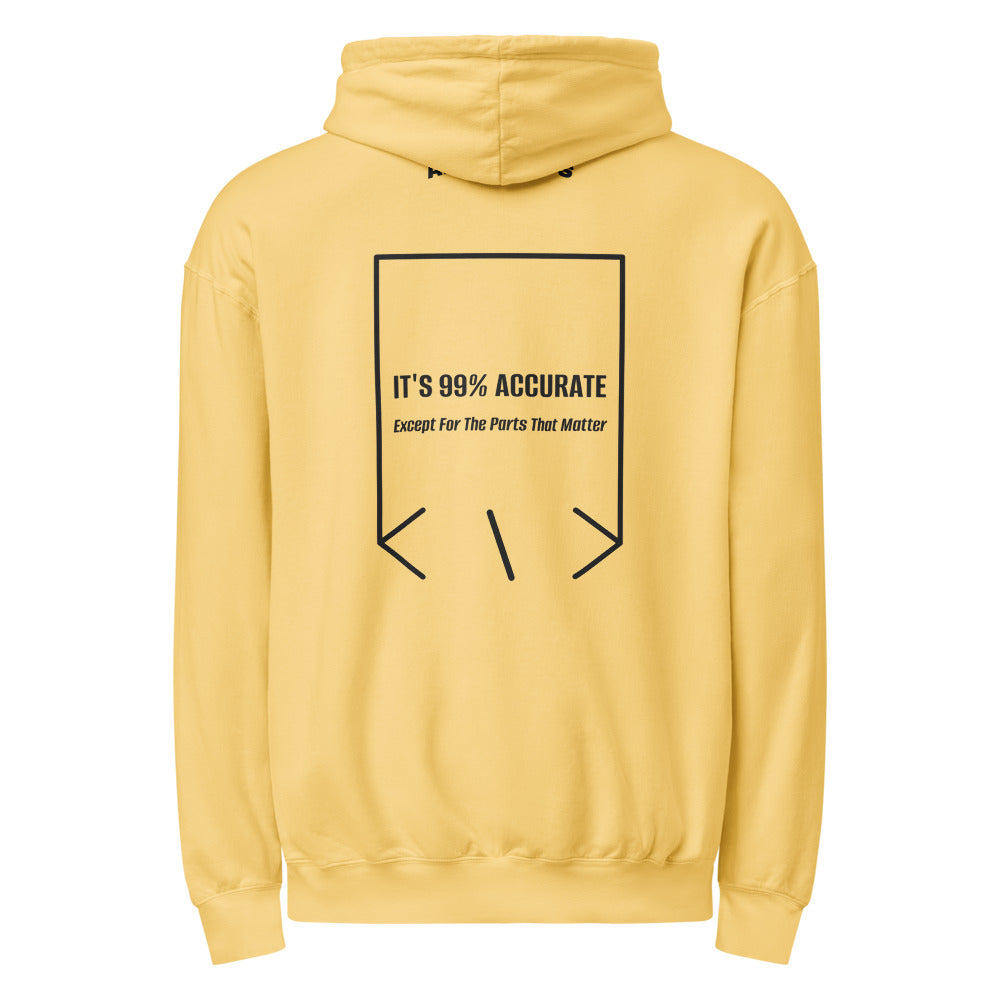It's 99% Accurate — Butter Black back mockup